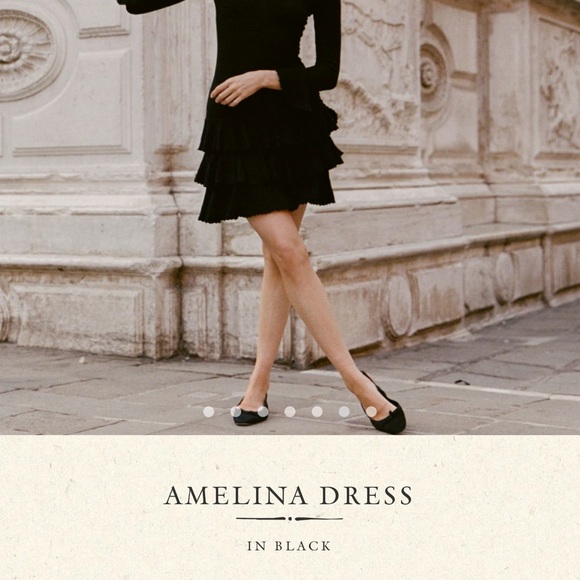 Doen Black Long Sleeve Dress